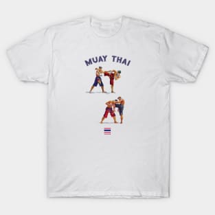 Traditional Muay Thai Kickboxing Thailand T-Shirt